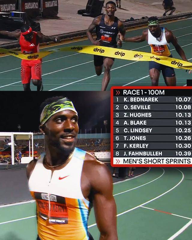 美国田径运动员刷出新记录夺冠荣誉